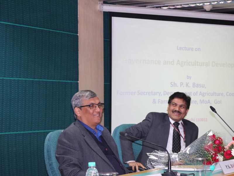 Lecture on Governance and Agricultural Development (07-02-2018)